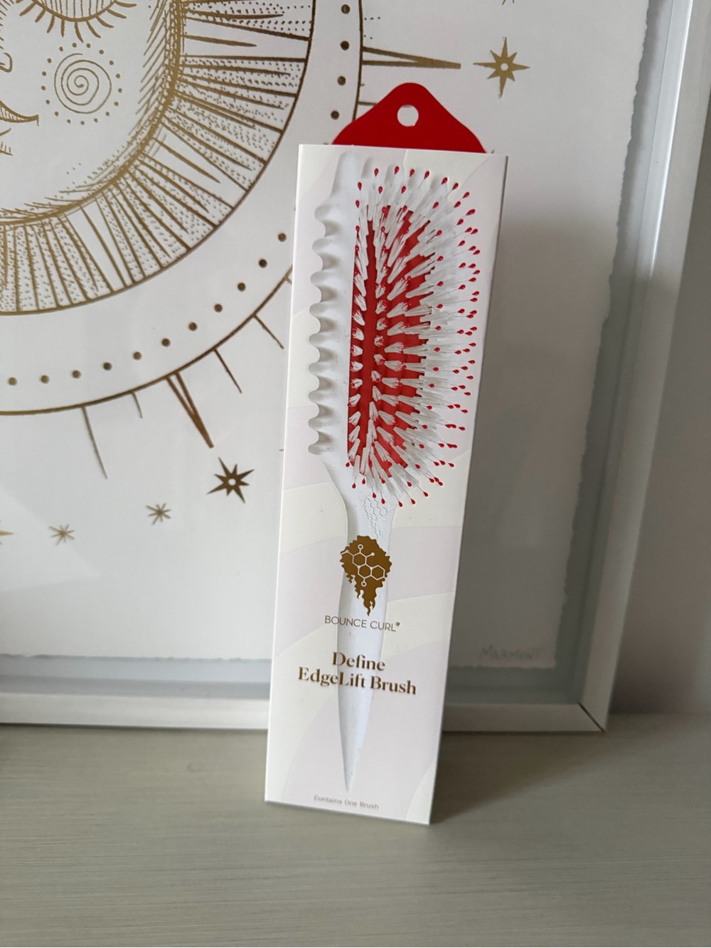 Bounce Curl Define EdgeLift Brush in cherry